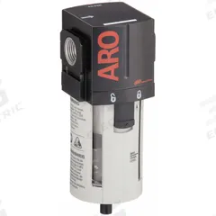 ARO Compressed Air Filter: Particulate, 1/2 in NPT, 5 micron, 197 cfm, 150 psi Max Op Pressure, 2000 (MPN F35341-400). Key specifications — attr110055: 2000; attr110008: ARO.