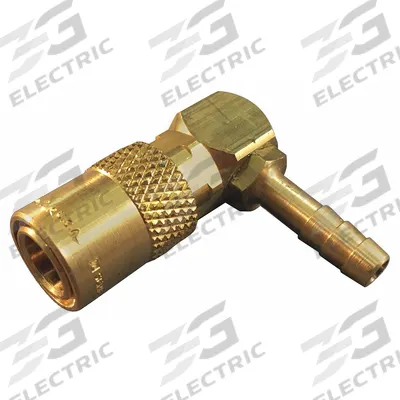 HANSEN Hydraulic Quick Connect Hose Coupling: 1/4 in Coupling Size, Brass - FLO-TEMP Series Hydraulic Quick-Connect Coupling Bodies