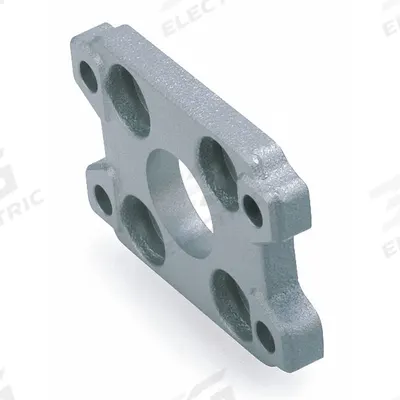 SMC Flange Bracket: Flange, Fits 63 mm Bore Dia - Flange Mounting Hardware