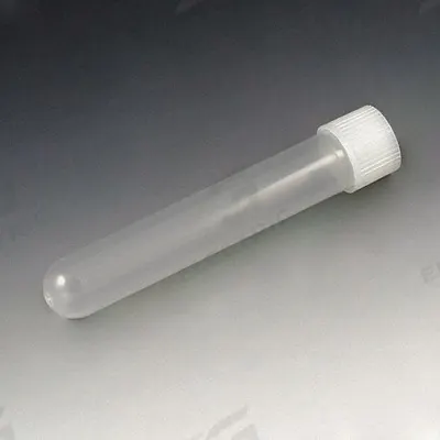 GLOBE SCIENTIFIC Test Tube: Test Tube, Polypropylene, 12 mL Capacity - mL - Plastic Test Tubes