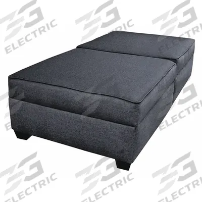 DUOBED Twin Bed/Bench: Blue, 72 in Overall Wd, 36 in Overall Dp, 36 in Overall Ht - Modular Multifunctional Furniture