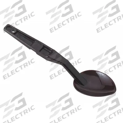 CAMBRO Serving Spoon: 10 1/4 in Overall Lg, 1.5 oz Capacity, Black, NSF Certified - Serving Spoons