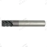 WIDIA HANITA Square End Mill: Carbide, TiAlN Coated, 6 Flute, 3/4" Mill Dia, 2-1/4" LOC, 5" OAL (MPN TR4S1719007)