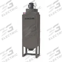 ECONOLINE Abrasive Blasting Dust Collector: 115V AC, 400 cfm (MPN 101716GYG-4C). Key specifications — Filter Efficiency: 99.9% @1 micron; Nameplate Voltage: 115V AC; Brand: ECONOLINE.