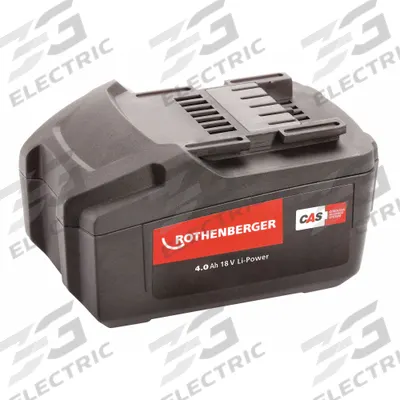 ROTHENBERGER Battery: 4 Ah, Battery Included, Charger Included, Tabbed - Assorted Brands Cordless Tool Batteries