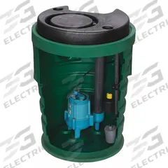 LITTLE GIANT Sewage Ejector System: 41 gal, 2/5 hp, 120V AC, 70 gpm Flow Rate @ 10' of Head, 4 in (MPN 509662). Key specifications — Rated Voltage: 120V AC; Brand: LITTLE GIANT; Switch: Piggyback Tether Float.