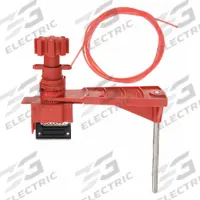 BRADY Universal Valve Lockout: 7.05 in Blocking Arm Ht, 8 ft Cable Lg, Nylon (MPN 51388). Key specifications — attr521511: Fiberglass Reinforced Nylon; attr551839: Nylon; attr521483: BRADY; attr551824: Yes; attr551827: Yes.