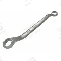 WESTWARD Box End Wrench: Alloy Steel, Satin, 17 mm_19 mm Head Size, 10 in Overall Lg, Offset (MPN 5MR04). Key specifications — attr309427: Satin; attr309429: No; attr309426: Alloy Steel; attr324926: WESTWARD.