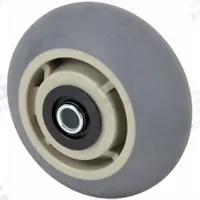 APPROVED VENDOR Caster Wheel: 5 in Wheel Dia., 2 in Wheel Wd, Rubber, 350 lb Load Rating, Plastic (MPN P-RCP-050X020/050R). Key specifications — Wheel Core Material: Plastic; Wheel/Tread Color: Gray; Brand: APPROVED VENDOR.