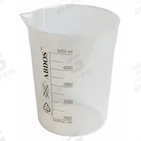 APPROVED VENDOR Beaker: Tall Form, Printed Graduation, Polypropylene, Translucent, 10,000 mL (MPN P50608). Key specifications — attr1370319: Translucent; attr1370337: Printed; attr1370306: White; attr1370307: APPROVED VENDOR; attr1370311: Beaker; attr1370320: Yes; attr1370305: Tall Form.