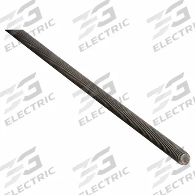 ACME Screw: 1/2"-10 Thread Size, 3 ft Lg, Steel, Grade 2, Plain (MPN 24302) - Acme Fully-Threaded Rods & Studs