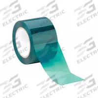 CAPLUGS Film Tape: 3/8 in Wd, 72 yd Lg, 5 mil Thick, Polyester Film, Silicone, Green (MPN SH-47814). Key specifications — Series: PC25-SH.
