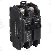 GE Miniature Circuit Breaker: THQC, 20 A, 120/240V AC, Single Phase, 10kA at 120/240V AC, Std (MPN THQC2120WL). Key specifications — Amps: 20 A; AC Voltage Rating: 120/240V AC; Phase: Single; Max. AIR Rating: 10kA at 120/240V AC; For Use With: GE Panelboards.