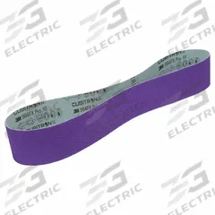 3M CUBITRON II Sanding Belt: 4 in W x 90 in L, Ceramic, 36 Grit, YF Wt Polyester Backing, 1184F. Key specifications — Series: 1184F; Brand: 3M CUBITRON II.