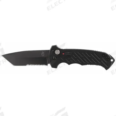 GERBER Tactical Folding Knife: 3 3/4 in Blade Lg, 5 in Closed Lg, 8 1/2 in Overall Lg - Automatic-Opening Folding Knives