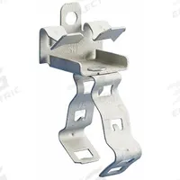 Beam Clip with Conduit & Pipe Hanger, Hammer-On: 1 in Trade Size, 75 lb Load Capacity, Gray (MPN 16M24). Key specifications — For Minimum Cable OD: 1.18 in; For Maximum Cable OD: 1.38 in; Compatible Conduit Trade Size: 1 in; Compatible Conduit Type: EMT; Beam Flange Thickness: 1/8 in to 1/4 in; Material: Steel; Finish: Corrosion Resistant Coated; Color: Gray.