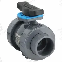 HAYWARD FLOW CONTROL Manual Two-Way Ball Valve: 2 in, PVC, Straight, 250 psi Max. Pressure (CWP) (MPN TBH1200ASTV0Z00). Key specifications — Brand: HAYWARD FLOW CONTROL; Handle: Locking Tee.