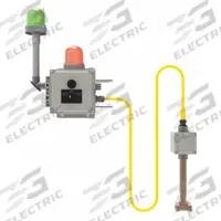 BRADLEY Emergency Signaling System: Eyewash, 1/2 in NPT Female, Galvanized Steel, Beacon/Signal, 4X (MPN S19-324EG). Key specifications — Compatible with Brand: Bradley; Electrical Connection: Hardwired; Material: Galvanized Steel; For Use With: Eyewash; Sub-Brand: Bradley Safety; Standards: NEMA 4X Enclosure; Series: Halo; Voltage: 90 to 265 V AC.