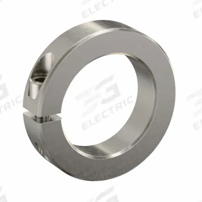 RULAND MANUFACTURING Shaft Collar: 1-Piece, Inch, Round, Clamp-On, 2 in Bore Dia - Stainless Steel Shaft Collars
