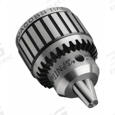 JACOBS Drill Chuck: JT2, 3/64 in to 3/8 in Capacity, K32 Key - High-Precision Taper-Mount Keyed Drill Chucks