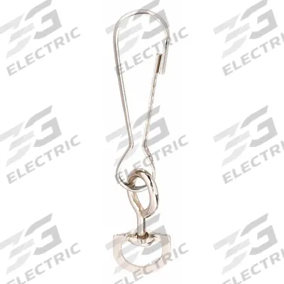 LUCKY LINE PRODUCTS Snap Hook: 1 Snaps, Solid Gate, Steel, 1/4 in Opening Size - Light Duty Spring Snaps