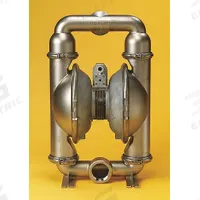 VERSAMATIC Double Diaphragm Pump: 316 Stainless Steel Body, 3 in, NPT Connection, 273 gpm (MPN E3SA6X660C-ATEX). Key specifications — Brand: VERSAMATIC; Seat Material: Santoprene; Check Valve Material: Santoprene.