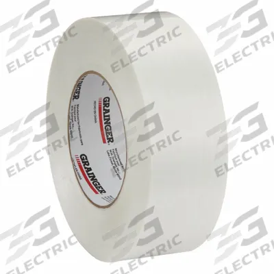GRAINGER Strapping Tape: 7.8 mil Tape Thick, 2 in x 60 yd, White, 24 PK - Heavy-Duty Strapping Tape