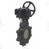 MILWAUKEE VALVE Butterfly Valve: For Water Media, 10 in Pipe Size, Lug, 285 psi Max. Pressure (CWP) (MPN HP1LCS4213 10"). Key specifications — Brand: MILWAUKEE VALVE; Liner Material: RPFTE; Handle Type: Gear Operated Handwheel.