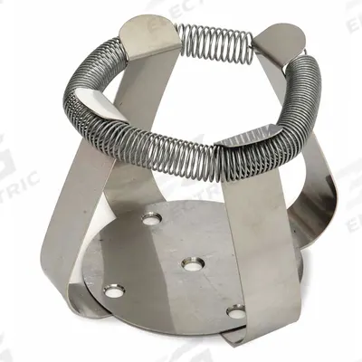 OHAUS Erlenmeyer Flask Clamp: Flask Clamp, Stainless Steel, Rubber Mat - Lab Shakers, Vortex Mixers, & Rockers Attachments