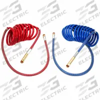 VELVAC Tubing: Blue/Red, Emergency and Service, 1/2 in OD, 15 ft Lg (MPN 022639). Key specifications — Coiled Air Tube Application: Emergency and Service; Color: Red; Brand: VELVAC.