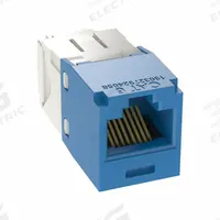 PANDUIT Jack Module: 1 Ports, Blue, 6, RJ45, Copper, CJ688TGBU-24, 24 PK. Key specifications — Color: Blue; Compatible Wire Material: Copper; Display Sell UOM: PK; Brand: PANDUIT.