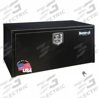 BUYERS PRODUCTS Underbody: Underbody Truck Box, Single Drop-Down Door Door, 15 in Overall Dp, Black (MPN 1703326). Key specifications — Color: Black; Brand: BUYERS PRODUCTS; Lock Type: Keyed.