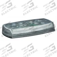 ECCO Mini Light Bar: Mini Light Bar Vehicle Light Bar Size, LED, SAE J845 Class 1, Mini Light Bar (MPN 5585CAC). Key specifications — Electrical Connection: Blunt Cut Wires; Series: 5585 Reflex Series; Brand: ECCO; Number of Flash Patterns: 18; Mount Type: Bolt; Light SAE Class Rating: SAE Class 1.