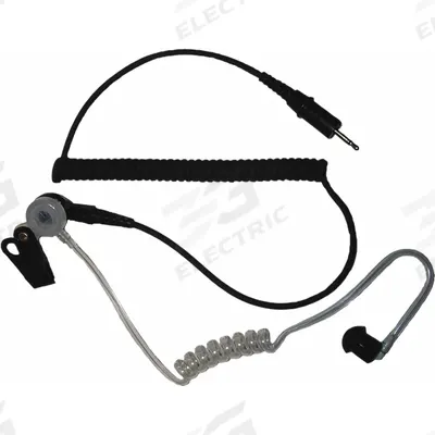 KENWOOD Listen-Only Earpiece: Fits Kenwood, For NX-P1200NV/NX-P1300NU Series, Earbud - Listen-Only Earpieces