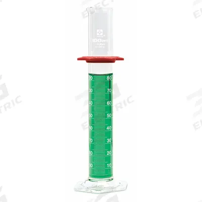 SIBATA Graduated Cylinder: 2 L, B, To Contain (TC), 20 mL Graduation Increments - mL - Class B Glass Graduated Cylinders
