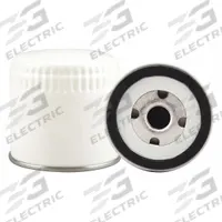BALDWIN FILTERS Oil Filter: B7001, M22-1.50 Thread Size, 3 3/4 in Overall Ht, 3 11/16 in Outside Dia. Key specifications — Baldwin Interchange: B7001; Brand: BALDWIN FILTERS; Compatible Vehicle Make: Ford; Includes: Anti-Drainback Valve; Media Material: Cellulose.
