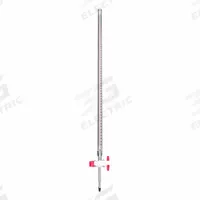 UNITED SCIENTIFIC SUPPLIES INC Straight Bore Buret: 10 mL, B, 798 mm, ±0.04 mL, 0.05 mL Inc, Glass (MPN BR2130-10). Key specifications — attr1371335: No; attr1371313: ±0.04 mL; attr1371332: UNITED SCIENTIFIC SUPPLIES INC; attr1371322: Glass.