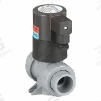 HAYWARD Solenoid Valve: 2-Way, Normally Closed, 1 in Pipe Size, 120V AC, Inline Single, CPVC Body (MPN SV20100STE). Key specifications — Pipe Size: 1 in; Voltage: 120V AC; Brand: HAYWARD; Coil Enclosure: Without Junction Box.