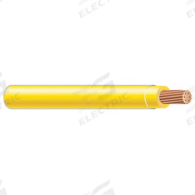 SOUTHWIRE Building Wire: Copper, 14 AWG, 1 Conductors, Stranded, Yellow, 500 ft Lg - Copper XHHW/XHHW-2 Building Wires