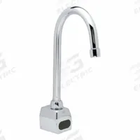 ZURN Sensor Faucet: AquaSense®, Brass, Polished Chrome Finish, Battery/Hydropower, 0.5 gpm Flow Rate (MPN ZG6922-MV). Key specifications — Brand: ZURN; Includes: Gear-Driven Ceramic Cartridge; Series: AquaSense®.