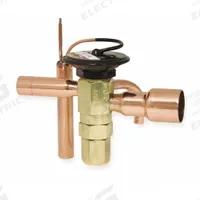 PARKER Thermostatic Expansion Valve: C, Straight-Thru, 0.3 ton Nominal Capacity - Gen, Field Adj (MPN EC-AA-SZ). Key specifications — Brand: PARKER; For Refrigerant Type: R-404A; Includes: Sensing Bulb Mounting Clamp; Superheat Adjustment: Field Adjustable; Manufacturer Part Number: EC-AA-SZ; Configuration: Straight-Thru.