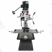 JET Mill Drill: JMD-40GHPF, Gear Drive, 1 1/2 hp, 115/230V, w/ Power Downfeed. Key specifications — attr1088426: R8; attr1088377: JET; attr1096869: Round.