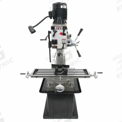 JET Mill Drill: JMD-40GHPF, Gear Drive, 1 1/2 hp, 115/230V - Gear-Drive Mill Drills with Power Downfeed