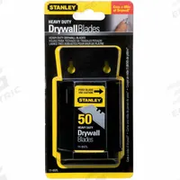 STANLEY Utility Blade: 2 3/8 in Blade Lg, 3/4 in Blade Wd, 0.024 in Blade Thick, Steel, 50 PK (MPN 11-937L). Key specifications — attr307708: 5R685; attr307711: Steel; attr307707: Yes; attr324888: STANLEY.