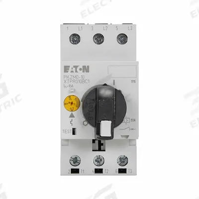 EATON Manual Motor Protector: Non-Reversing, 3 Poles, 4 A, Thermal Protection - Non-Reversing Starters with Thermal Overloads