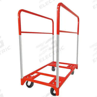 Dayton Table Cart: 1,600 lb, 48 in L x 32 3/4 in W x 51 1/4 in H, For 30 1/2 in Max Chair Wd - Carts with Vertical Divider Rail for Round & Rectangular Tables