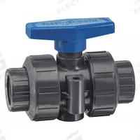 PLAST-O-MATIC Manual Two-Way Ball Valve: 1/2 in, PVC, Straight, FNPT x FNPT, Full Port Ball Port (MPN MBV050VT-PV). Key specifications — Brand: PLAST-O-MATIC; Handle: Lever.
