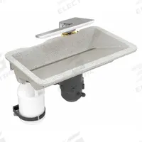 BRADLEY Bathroom Sink Kit: Antarctic, Evervo®, 24 in Overall Lg, 14 1/2 in Overall Wd, Sensor (MPN WB2-WB-ER1-0049). Key specifications — Includes: Liquid Soap Dispenser; Brand: BRADLEY; Color: Antarctic; Sink Material: Evervo®.