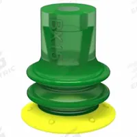 PIAB Vacuum Pad Assembly: M5, 16 mm Pad Dia, Polyurethane, Green, 60°Shore A, BX15P (MPN BX15P.4E.01AC). Key specifications — attr1019194: BX15P.4E.01AC; attr1019196: PIAB; attr1019197: 60 °Shore A.