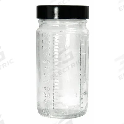 APPROVED VENDOR Mixing/Storage/Sampling Bottle: 60 mL, 38-400, Colorless, 48 Bottles - Clear Wide Mouth Round Glass Lab Bottles